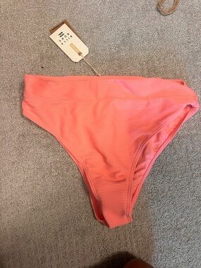 Billabong Coral Ribbed High-Cut Swim Bottom